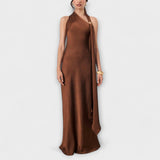 Azura – Elegáns maxi szaténruha