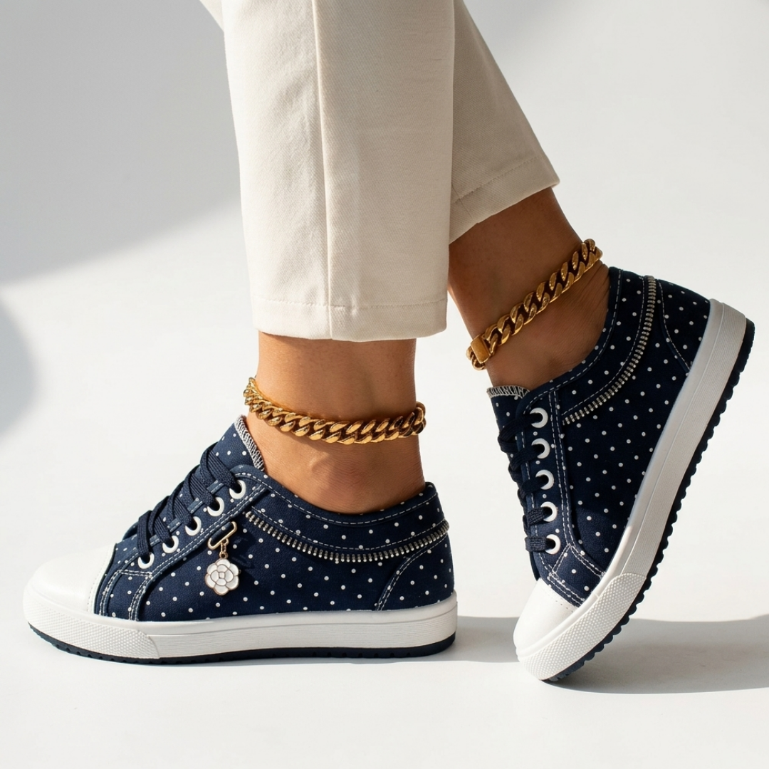 Marta – Floral Detail Sneakers
