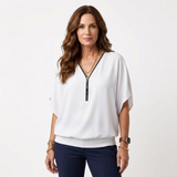 Diana - Zippered blouse
