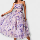 Elegáns sifon midiruha