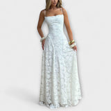 Emberly – Elegáns jacquard maxi ruha