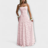 Emberly – Elegáns jacquard maxi ruha