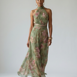 Mirelle | Fodros Halter Midi ruha
