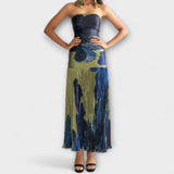 Noelle - Strapless Midi Kleid