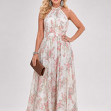 Guinevere | Blumenmuster Fließender Midikleid