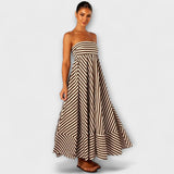 Nocturnal Charm Rüsch Maxi ruha