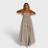 Nocturnal Charm Rüsch Maxi ruha