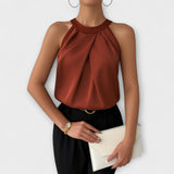 Skye - Elegáns blúz ejtett vállú szabással