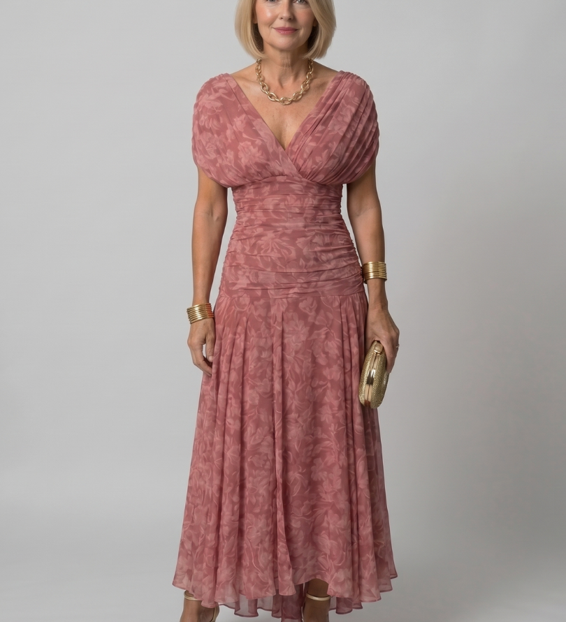 Calen | Off-Shoulder Midi-Kleid