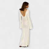 Anne - White Luna Beach Dress