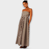 Nocturnal Charm Rüsch Maxi ruha