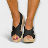 Elegáns espadrille szandálok