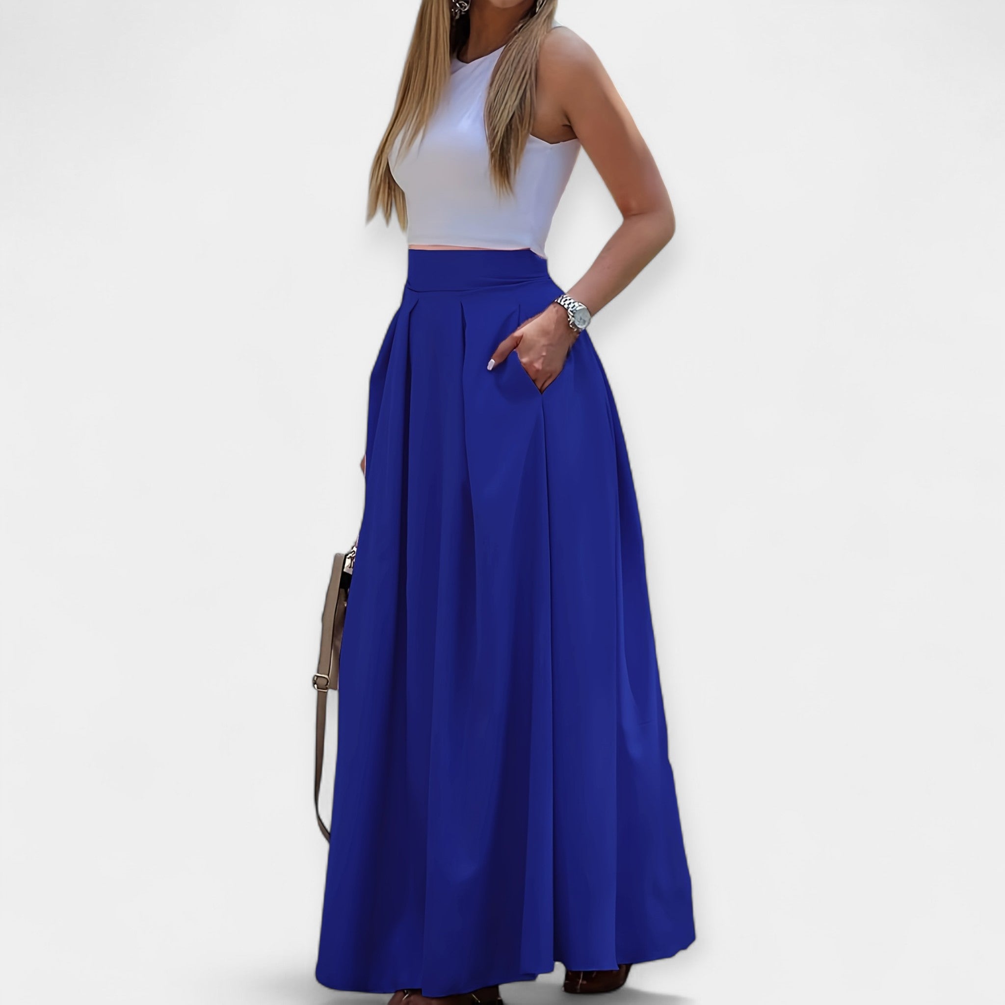 Elegáns midi szoknya