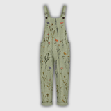 Anna | Latzhose mit Wildblumen-Muster