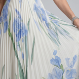 Ophelia | Floral Square Neck Sleeveless Midi Dress