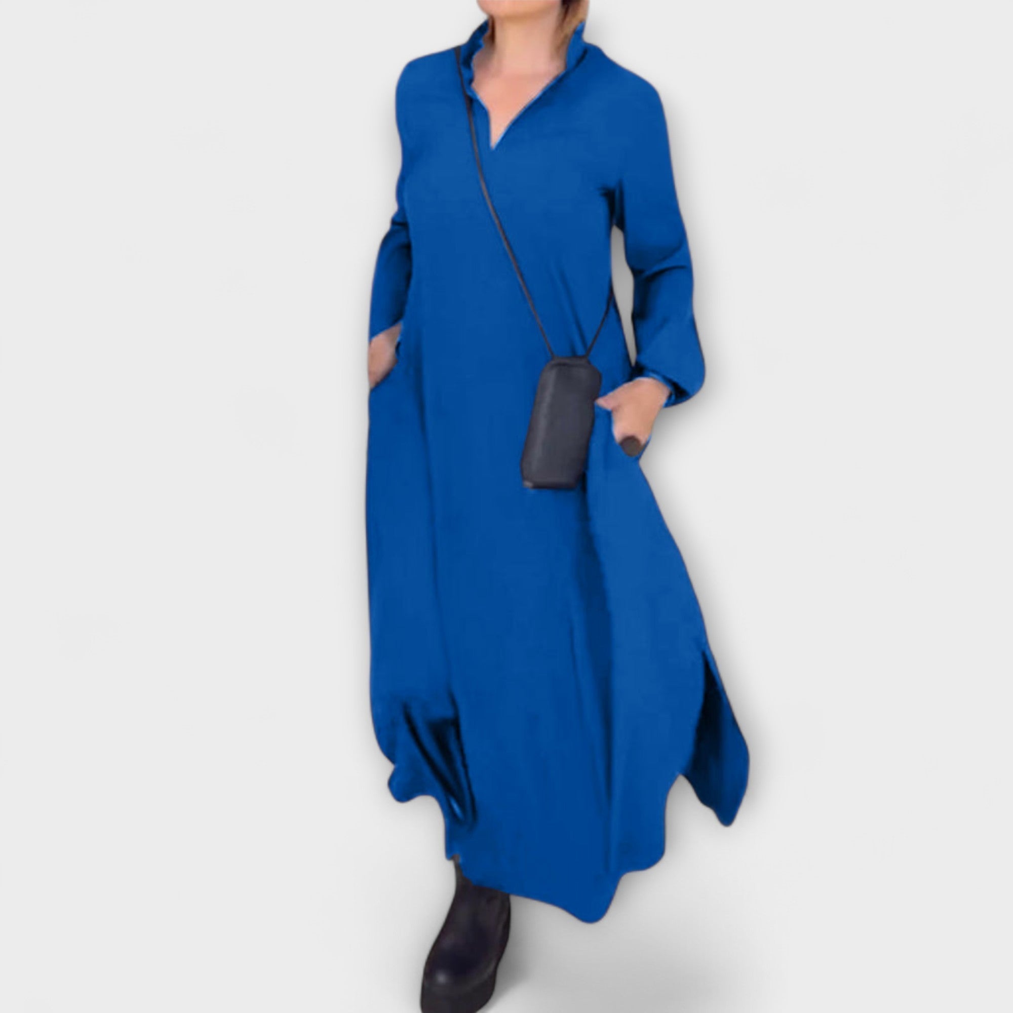 Caroline - Langes und fließendes Kleid