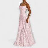Emberly – Elegáns jacquard maxi ruha