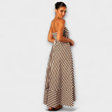 Nocturnal Charm Rüsch Maxi ruha