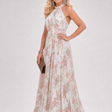 Guinevere | Blumenmuster Fließender Midikleid