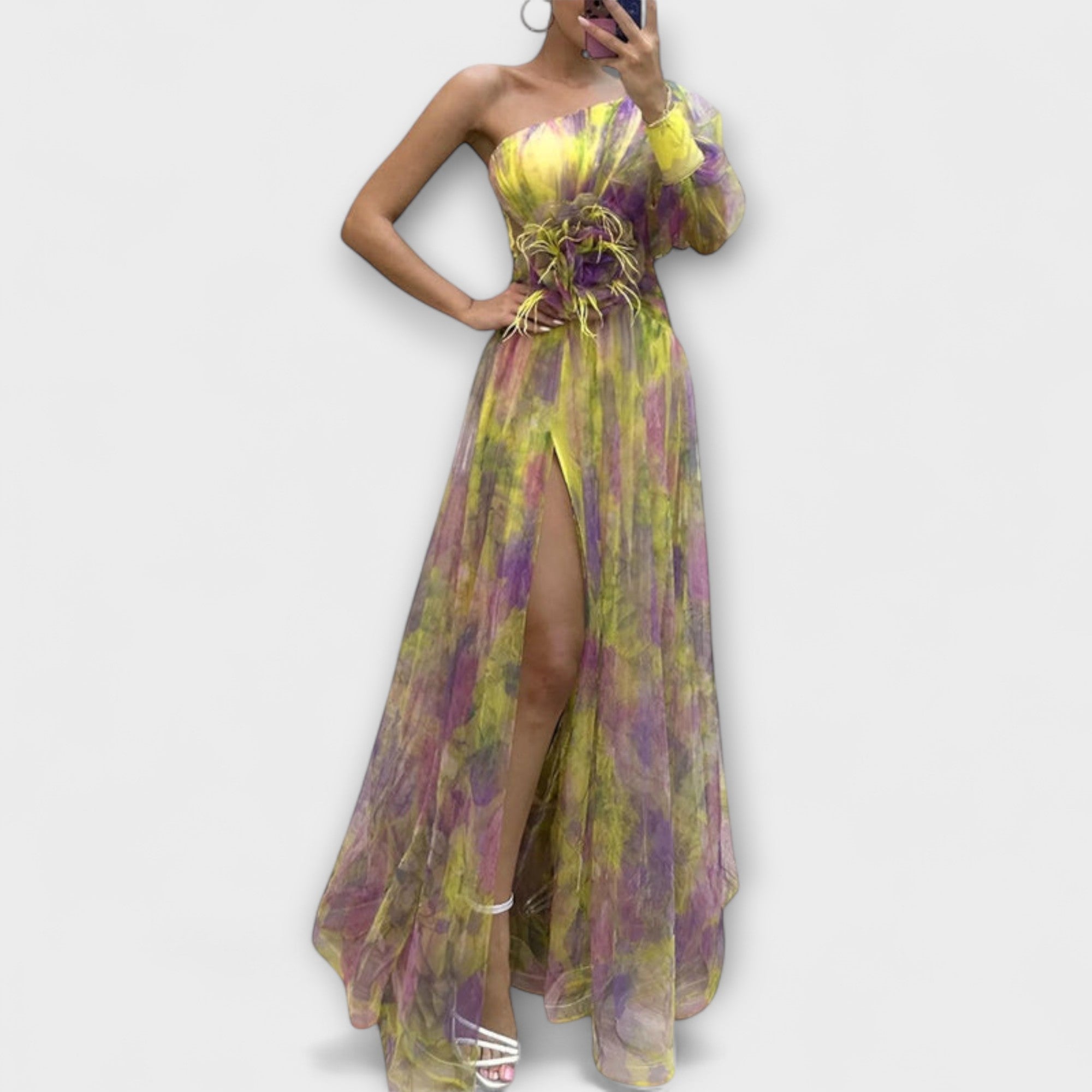 Minna – Aszimmetrikus Amelie maxi ruha