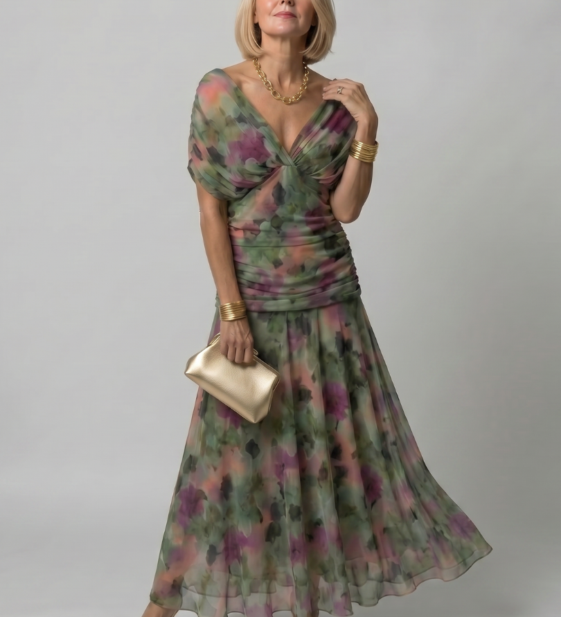 Calen | Off-Shoulder Midi-Kleid