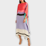 Elenora - Locker geschnittener geometrischer Kaftan