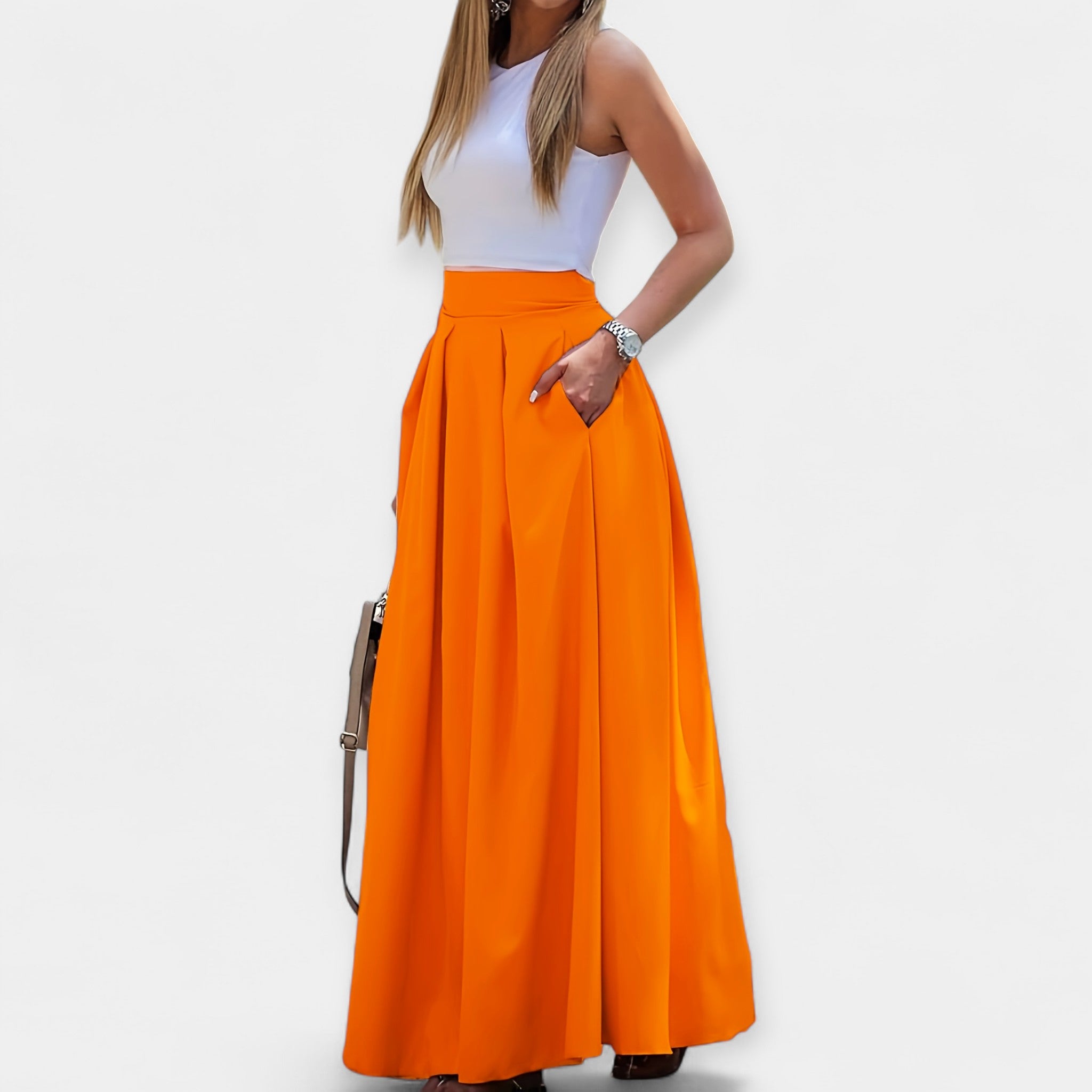 Elegáns midi szoknya