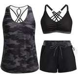 Maren | Drei-Teiliges Tankini-Bikini & Cover-Up Set