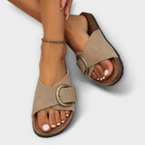Margie - Női parafa papucs csatos pánttal