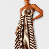Nocturnal Charm Rüsch Maxi ruha