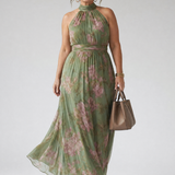 Mirelle | Fodros Halter Midi ruha