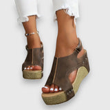 Mia | Vintage Plateau Szandál