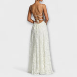 Emberly – Elegáns jacquard maxi ruha