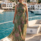 Mirelle | Fodros Halter Midi ruha