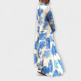 Nerina - Elegáns virágmintás maxi ruha