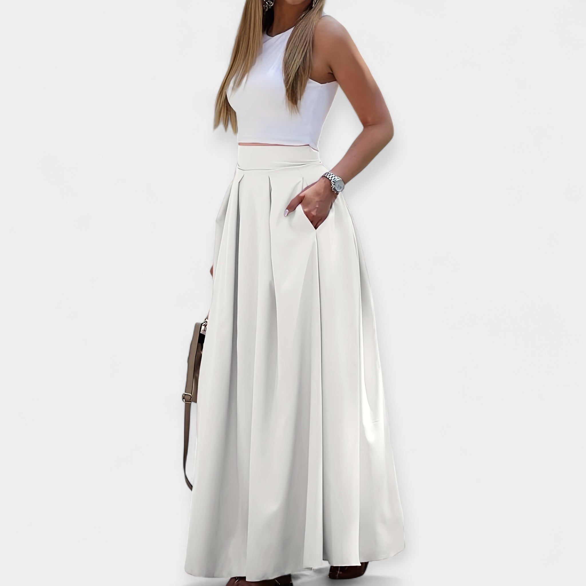 Elegáns midi szoknya