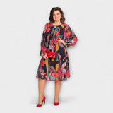 Caroline - Elegáns plus size ruha a tökéletes kényelemért