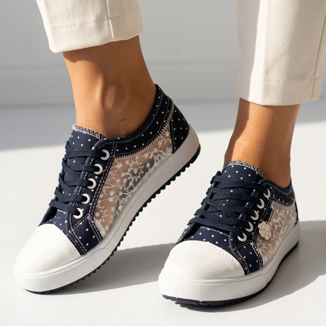 Marta – Floral Detail Sneakers