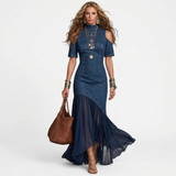 Sorina - Long denim dress