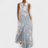 Camila – Mintás Maxi ruha