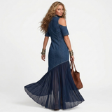 Sorina - Long denim dress