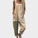 Heidi™ | Latzhose mit Streifen und Color-Blocking