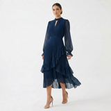 Felicia - Ruched Dress with Wide Sleeves