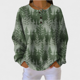 Inès - Sweatshirt mit klassischem Baum-Muster