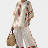Beatriz - Mediterranes Streifen-Set