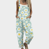 Bequemer Bedruckter Jumpsuit