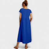 Elena | Leichtes Midi-Sommerkleid mit Empireschnitt