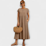 Elena | Leichtes Midi-Sommerkleid mit Empireschnitt