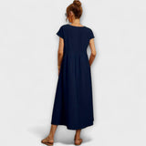 Elena | Leichtes Midi-Sommerkleid mit Empireschnitt