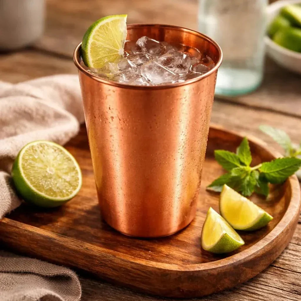 Copper object with the characteristic color of the material